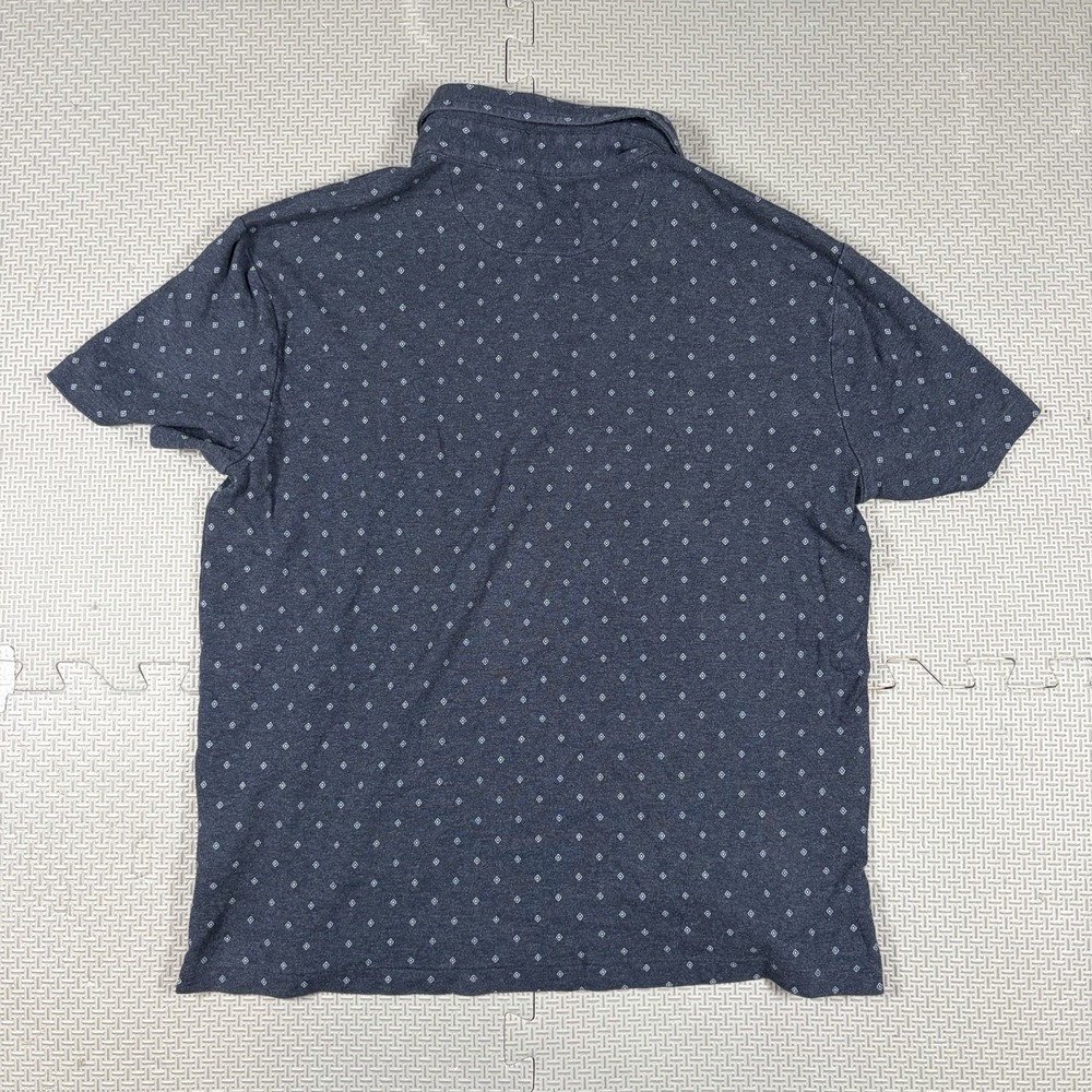 Polo Ralph Lauren Golf Slim Fit Polo Navy Geometric Print Preppy Old Money AOP M - Picture 3 of 7